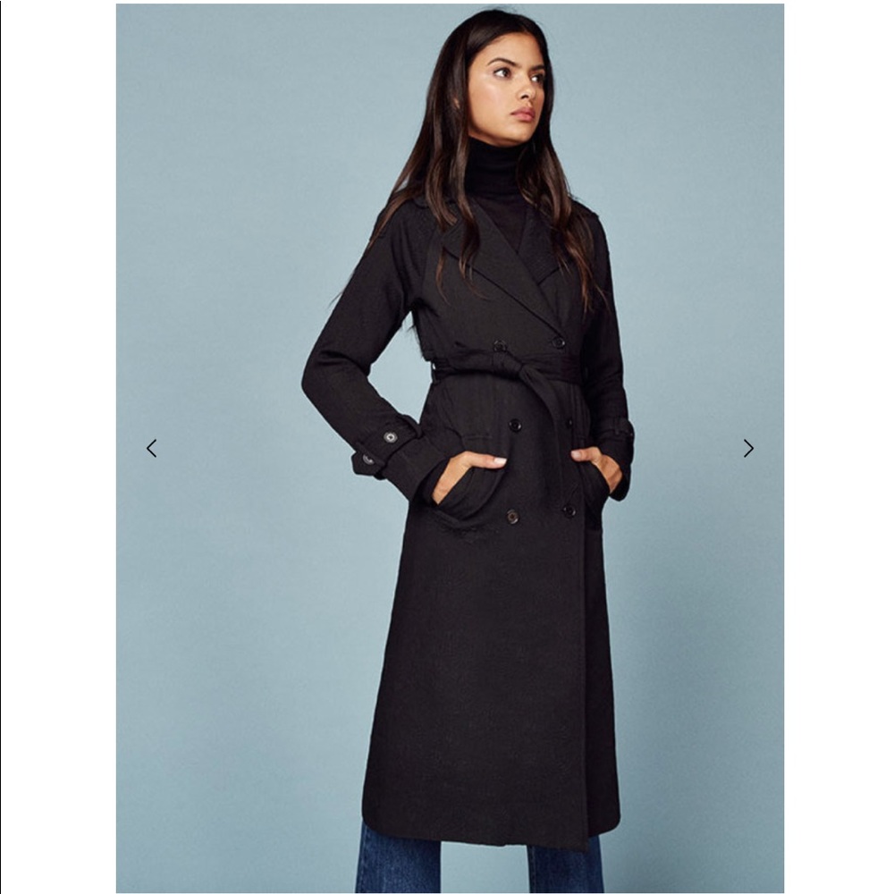 Reformation boyfriend coat
